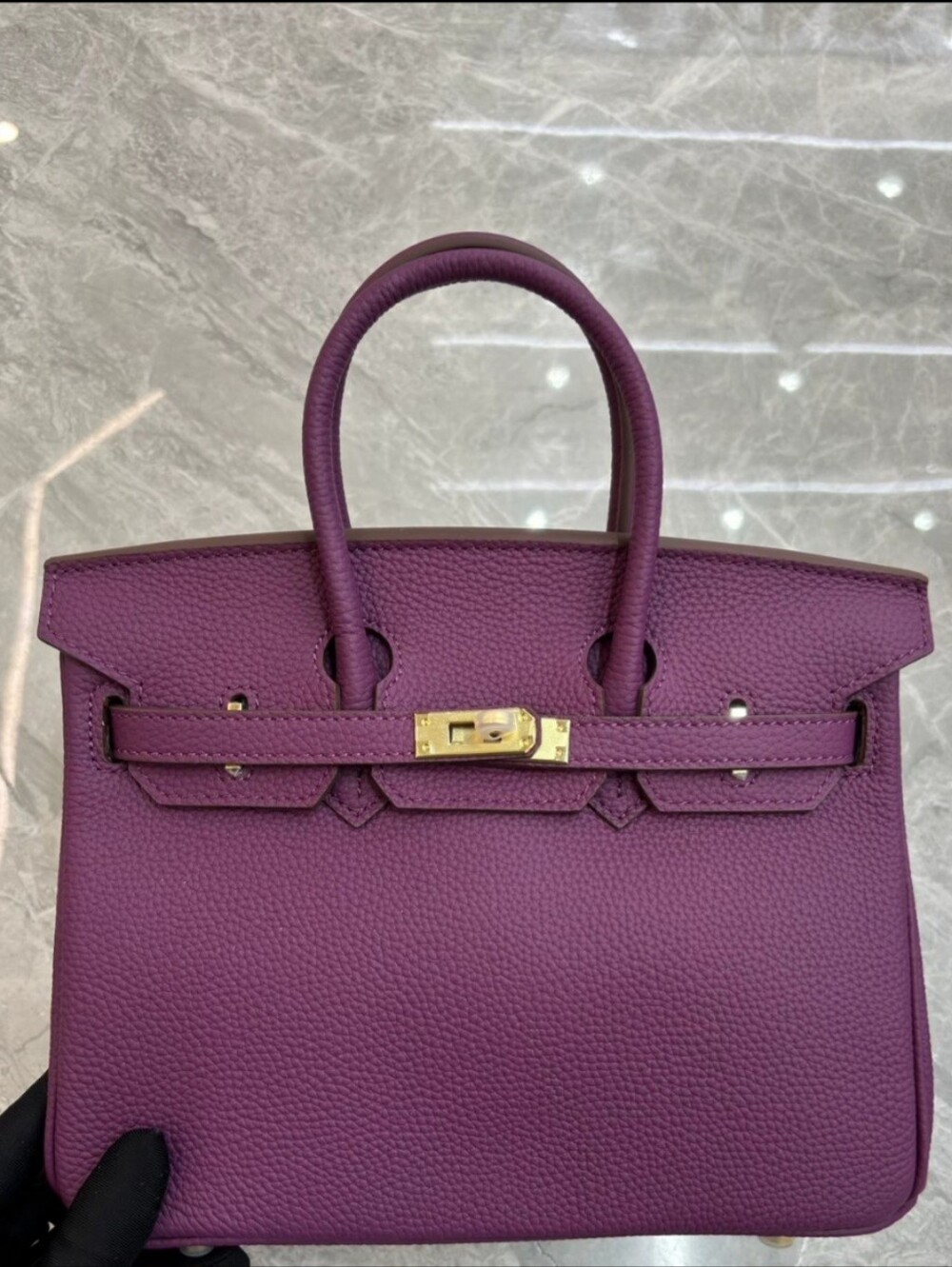Women's Birkin Satchel Bag Made of High Quality Genuine Leather